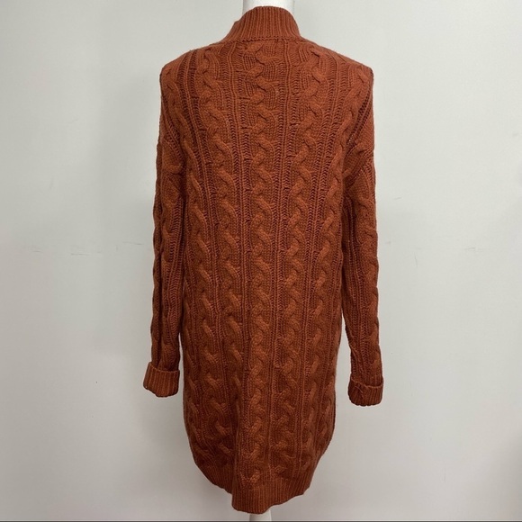 Altar’d State Mock Neck Cable Knit Sweater Dress - Picture 2 of 9